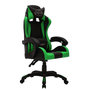 Voir la diapositive 3 : VIDAXL Fauteuil de jeux video avec LED RVB Vert et noir Similicuir