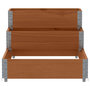 Voir la diapositive 4 : VIDAXL Lit sureleve a 3 niveaux marron 120x80 cm bois pin massif