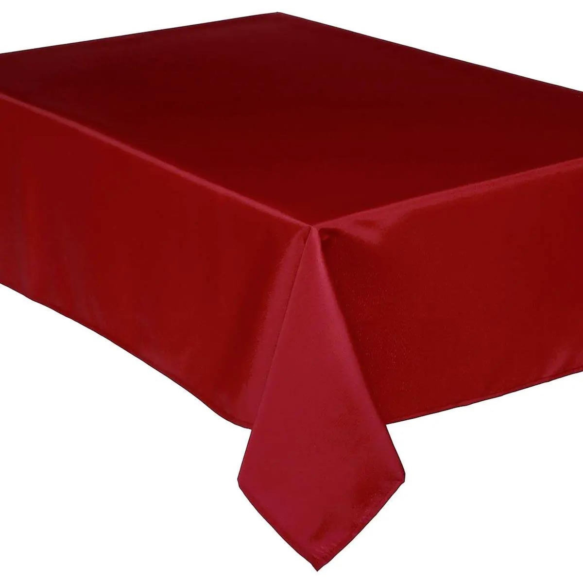 ATMOSPHERA Nappe Antitache  Unie  140x240cm Rouge