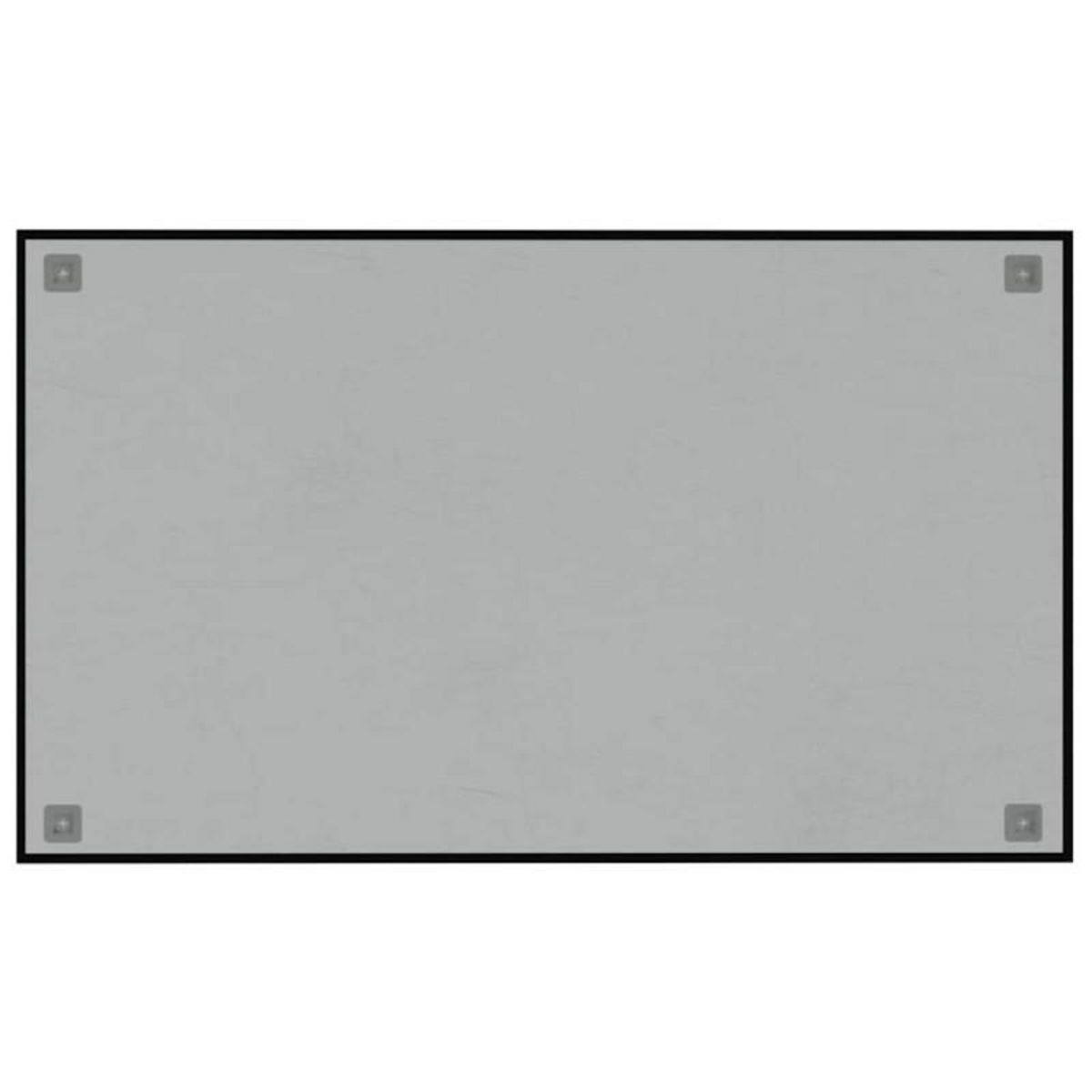 VIDAXL Tableau noir magnétique mural noir 100x60 cm verre trempé