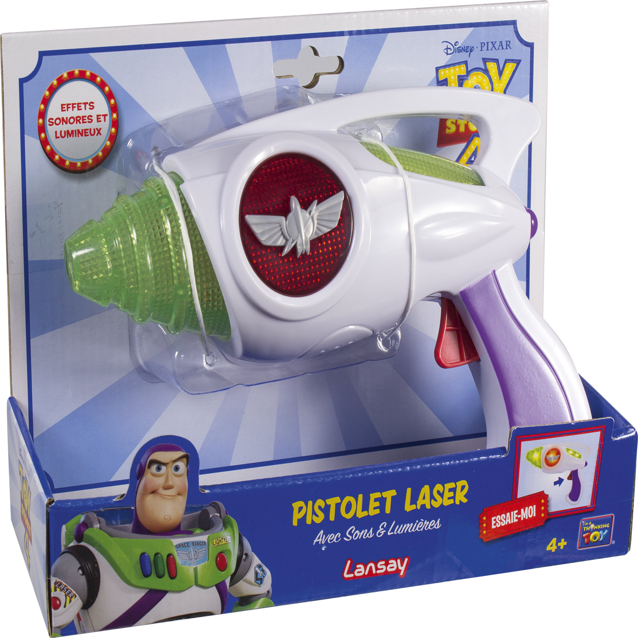 Voir la diapositive 2 : LANSAY Pistolet laser Toy Story 4 de Buzz Ranger de l'Espace
