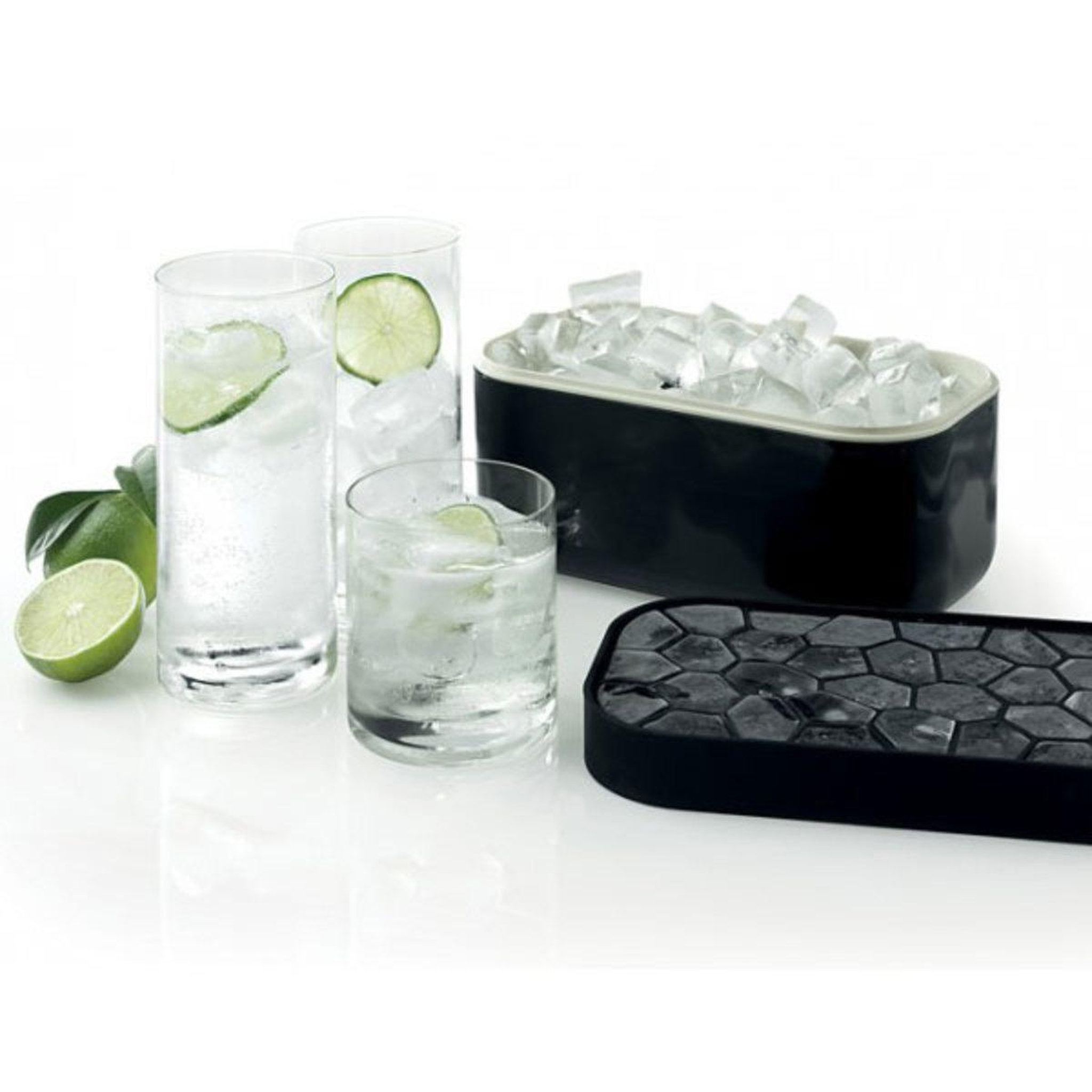 Voir la diapositive 3 : LEKUE Bac à glaçons silicone noir - 0250400n01c002