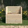 Voir la diapositive 3 : VIDAXL Composteur 100x100x102 cm Bois massif de pin