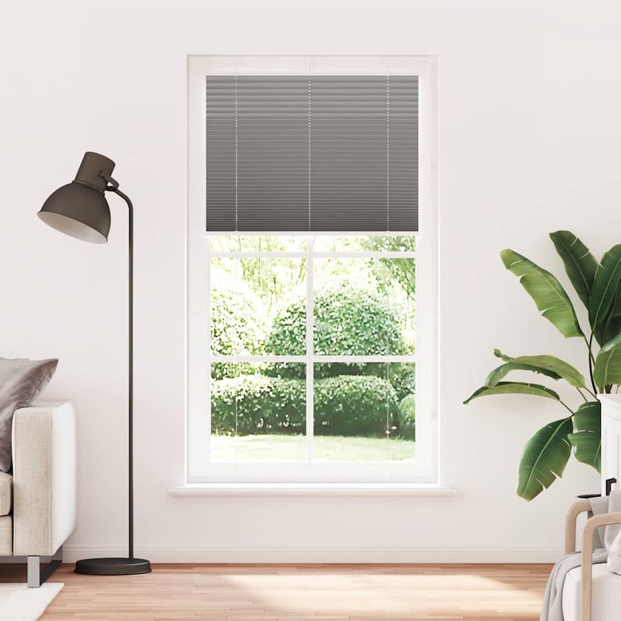 Voir la diapositive 2 : VIDAXL Store plisse anthracite 110x200 cm largeur du tissu 109,4 cm