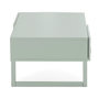 Voir la diapositive 6 : BEST MOBILIER Sofia - table basse - vert sauge mat - 1 niche - 110 cm