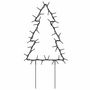 Voir la diapositive 3 : VIDAXL Decoration lumineuse arbre de Noël piquets 3 pcs 50 LED 30 cm