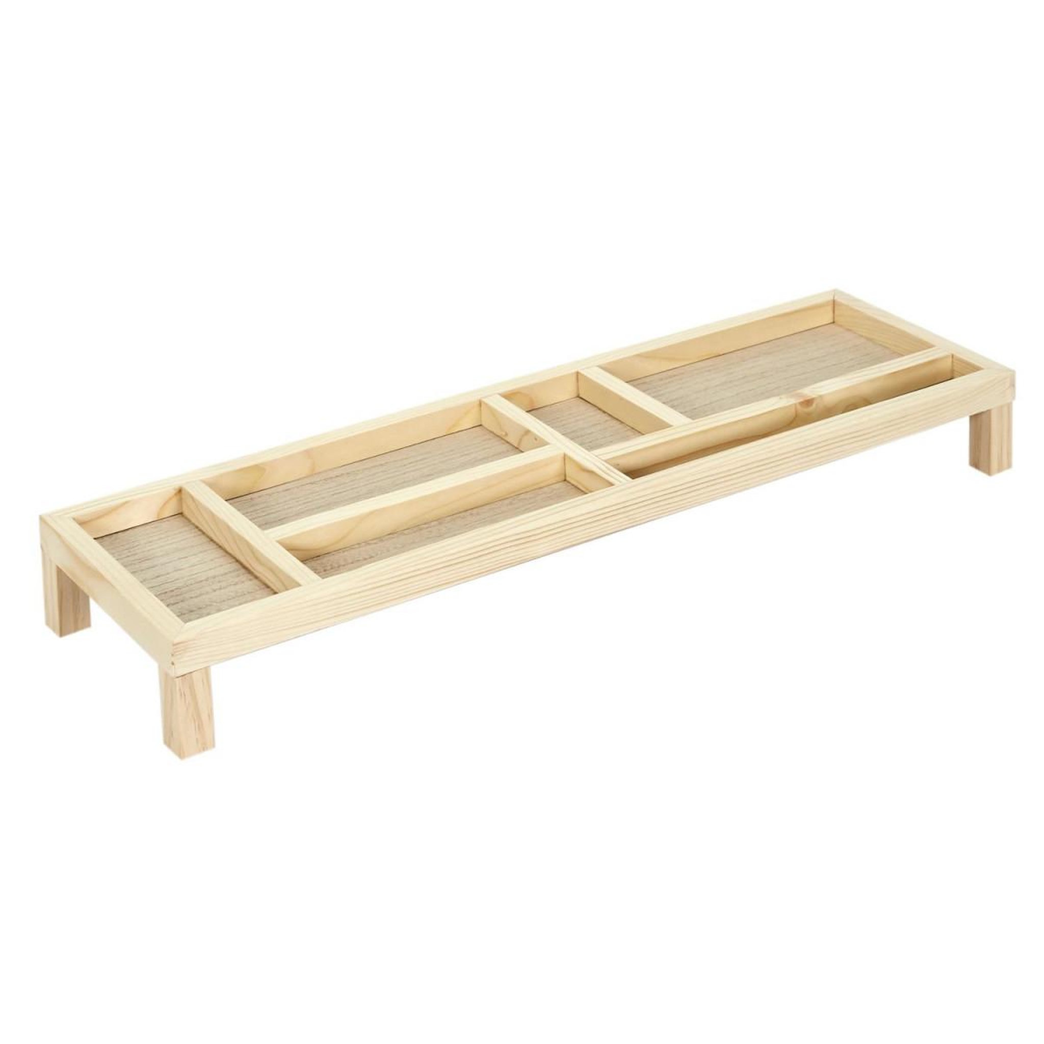 The Home Deco Factory Plateau organisateur  bureau  52cm naturel