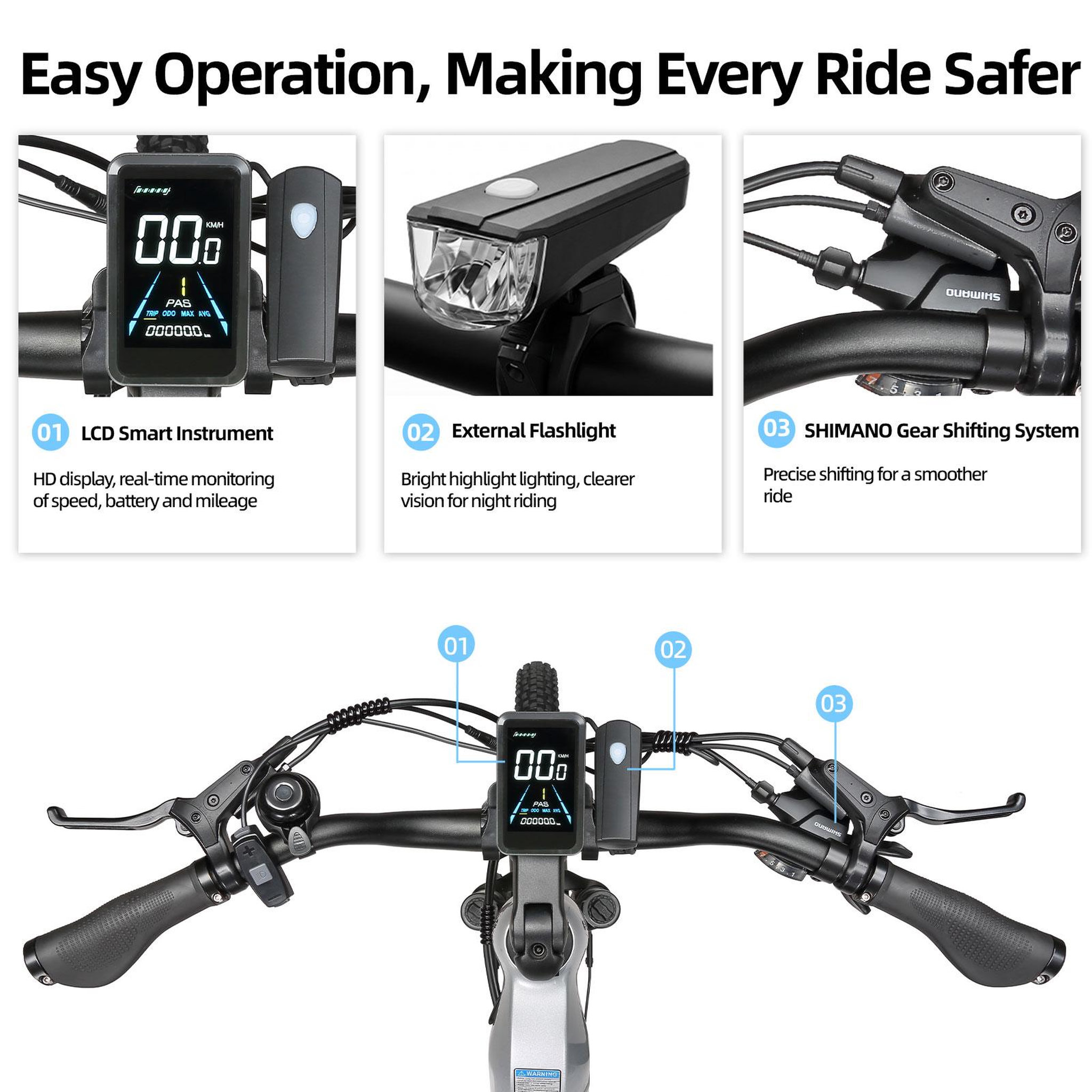 Voir la diapositive 6 : TTGO Vélo électrique TTGO E-SUVO, 48 V 15 Ah