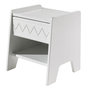 Voir la diapositive 1 : Paris Prix Table de Chevet Enfant  Wynnie  45cm Blanc