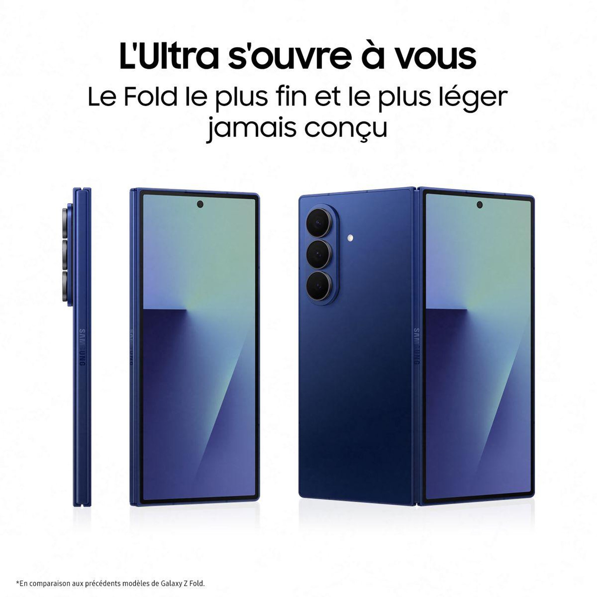 Voir la diapositive 5 : Samsung Smartphone Galaxy Z Fold7 Noir Absolu 1To