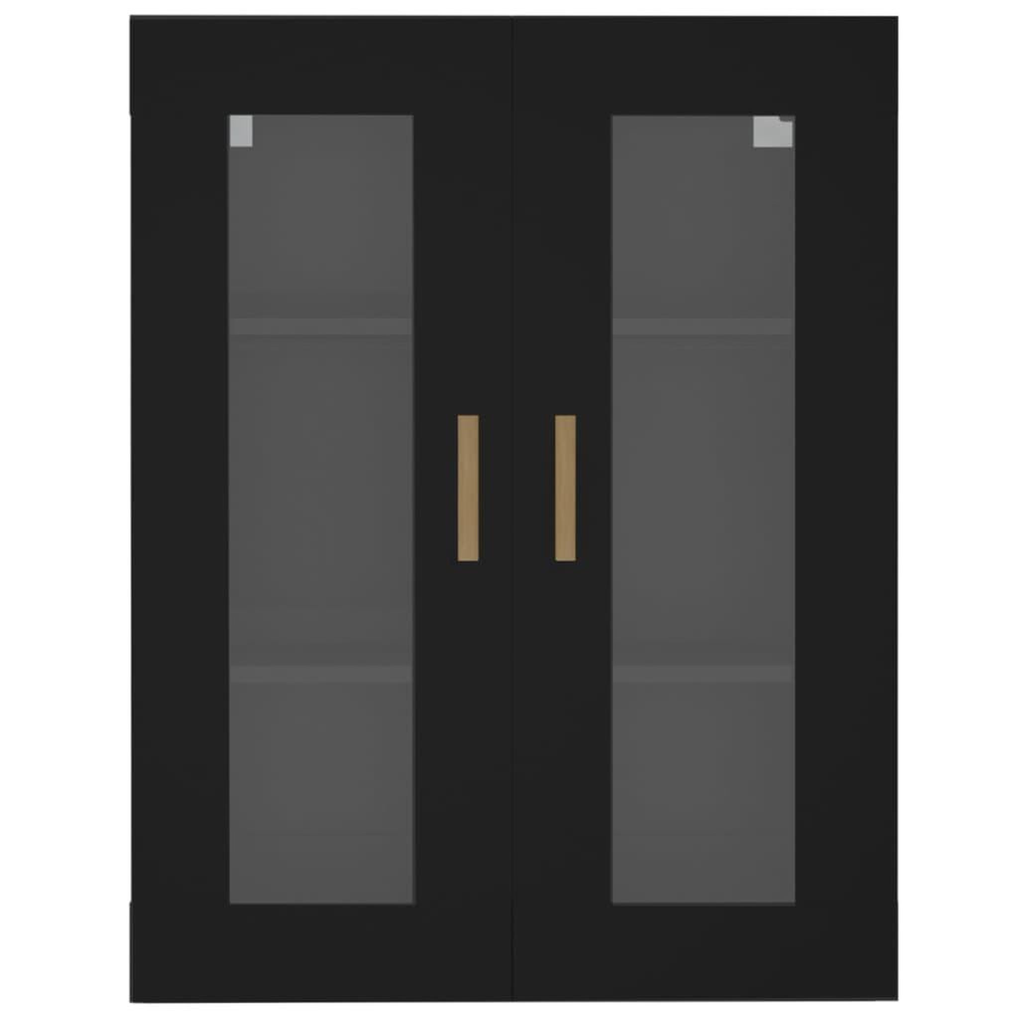 Voir la diapositive 3 : VIDAXL Armoire murale suspendue Noir 69,5x34x90 cm