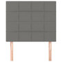 Voir la diapositive 3 : VIDAXL Tetes de lit 2 pcs Gris fonce 100x5x78/88 cm Tissu