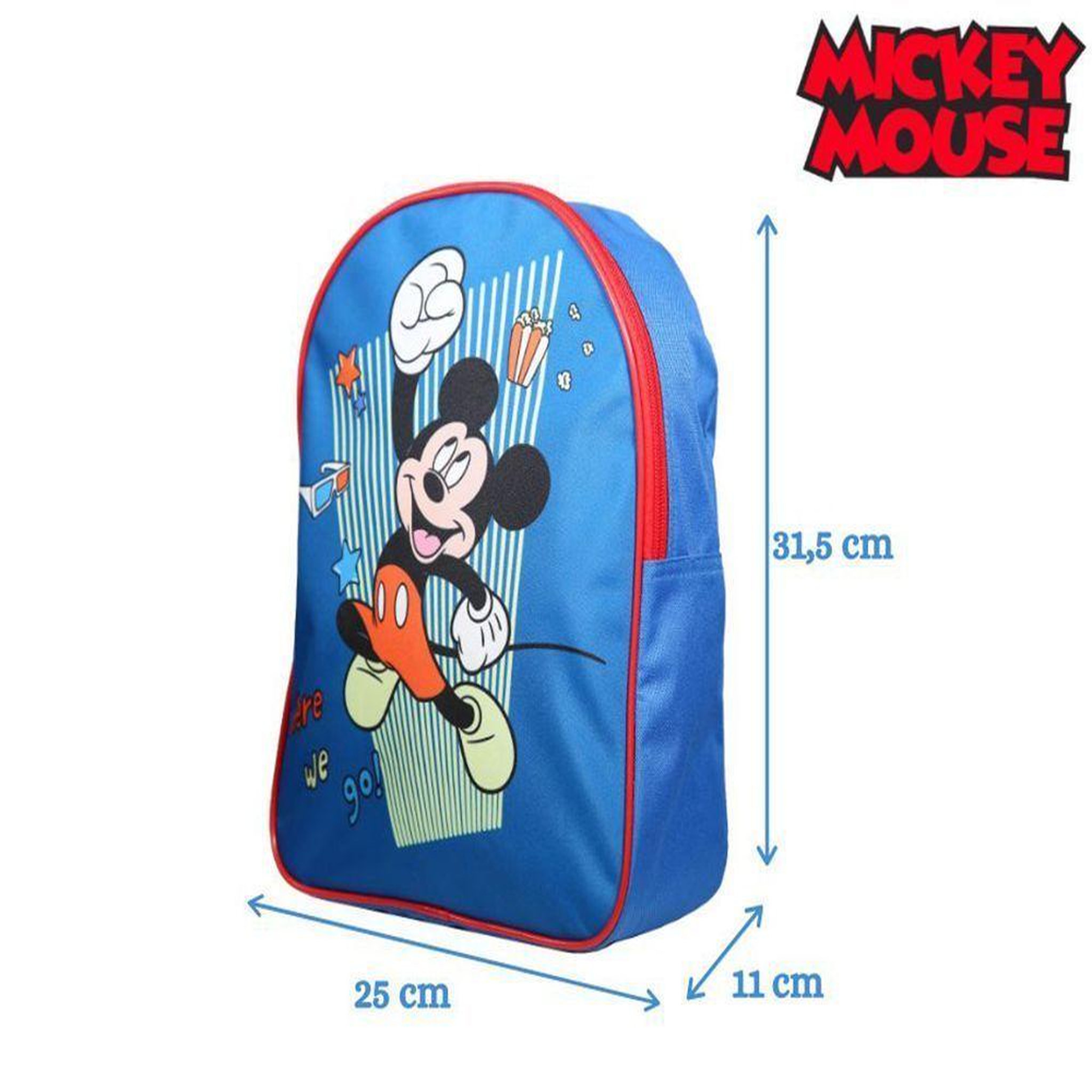 Voir la diapositive 6 : Bagtrotter BAGTROTTER Sac à dos gouter maternelle 31 cm Disney Mickey Bleu
