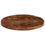 Voir la diapositive 3 : VIDAXL Dessus de table Ø 50x2,5 cm rond bois massif de recuperation