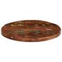 Voir la diapositive 3 : VIDAXL Dessus de table Ø 50x2,5 cm rond bois massif de recuperation