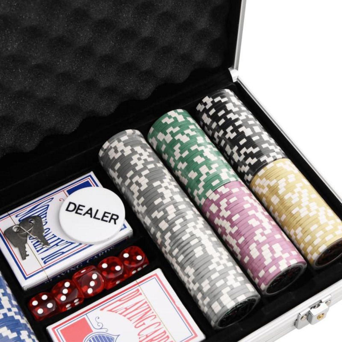VIDAXL Jeu de jetons de poker 300 pcs 11,5 g