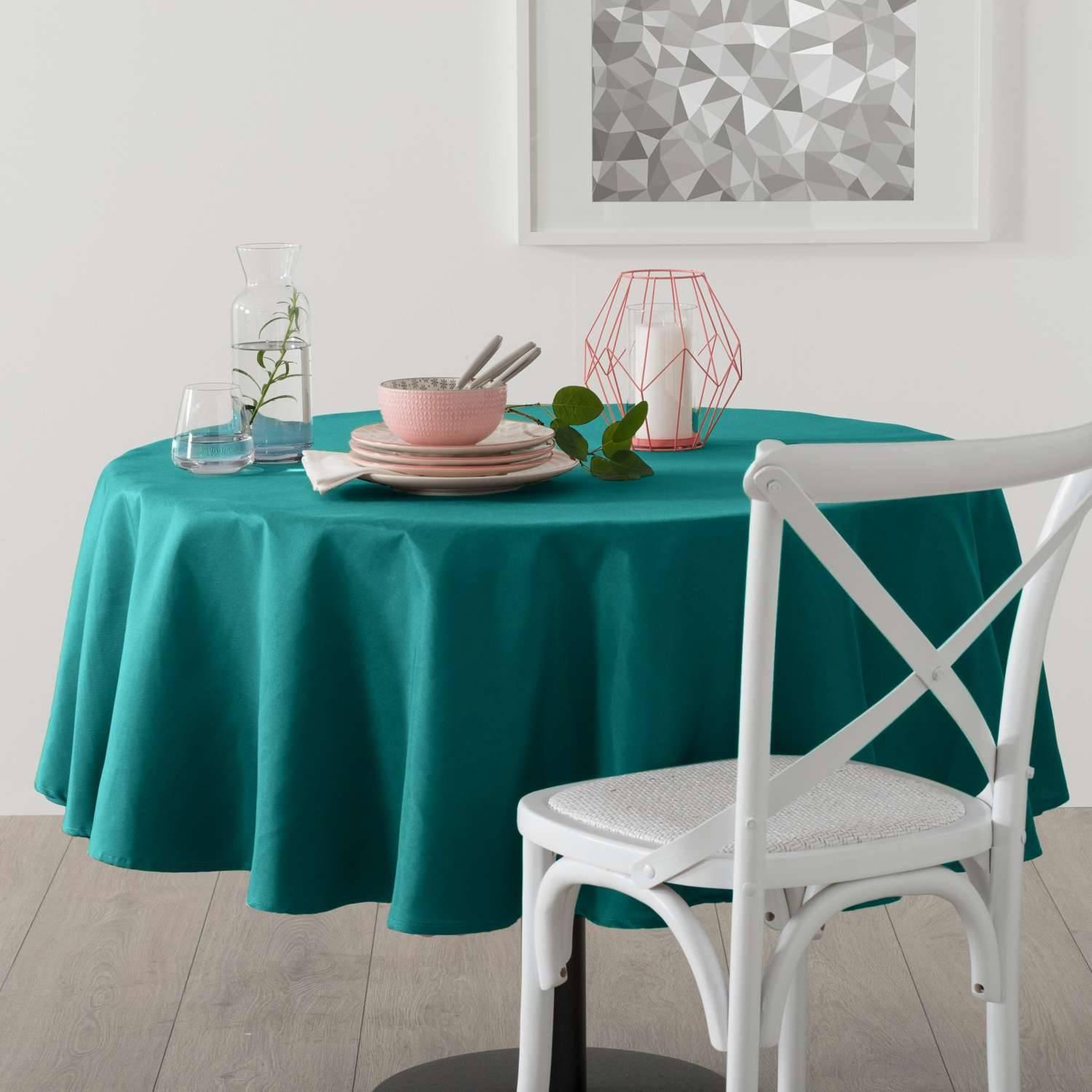Voir la diapositive 2 : ATMOSPHERA Nappe anti-taches ronde Ophy