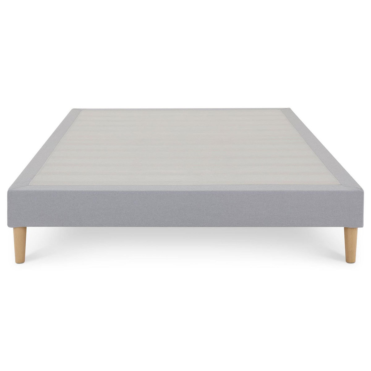 IDIMEX Sommier tapissier VANNES 120 x 190 cm revêtement tissu