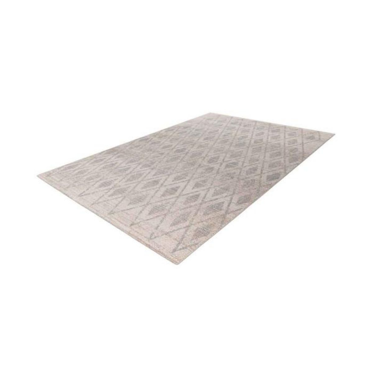 Paris Prix Tapis Tissé Déco Scandinave  Gène IV  Beige & Bleu