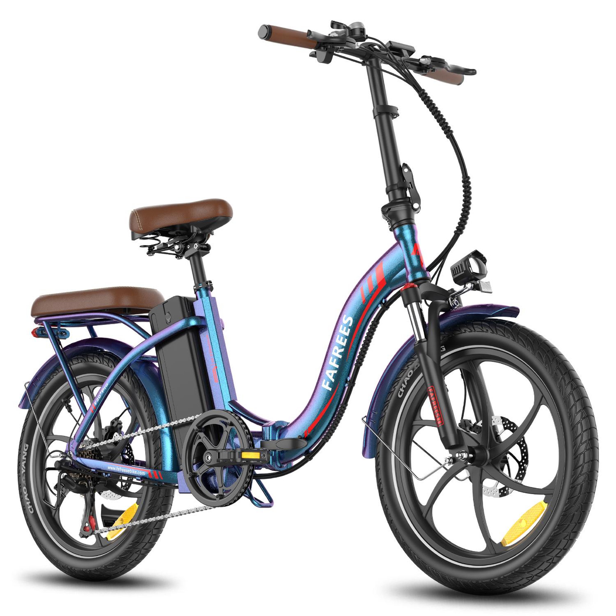 Voir la diapositive 4 : FAFREES Vélo électrique pliable de ville fafrees f20+ pro
