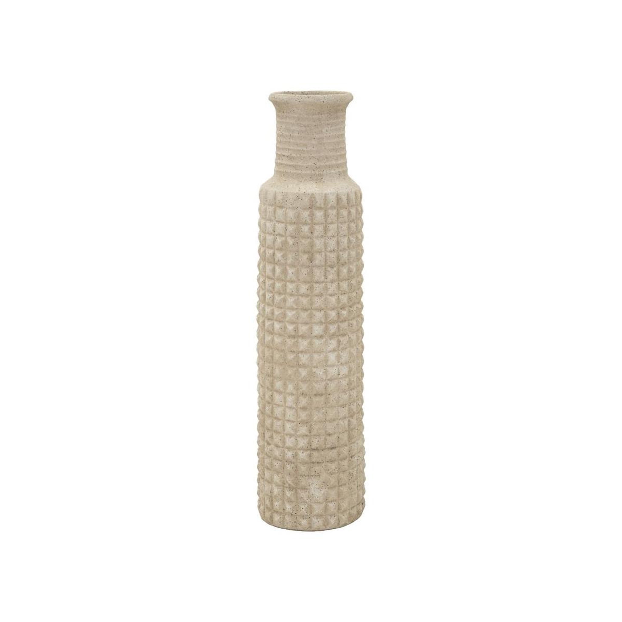 Paris Prix Vase design effet sable  sand  110cm beige