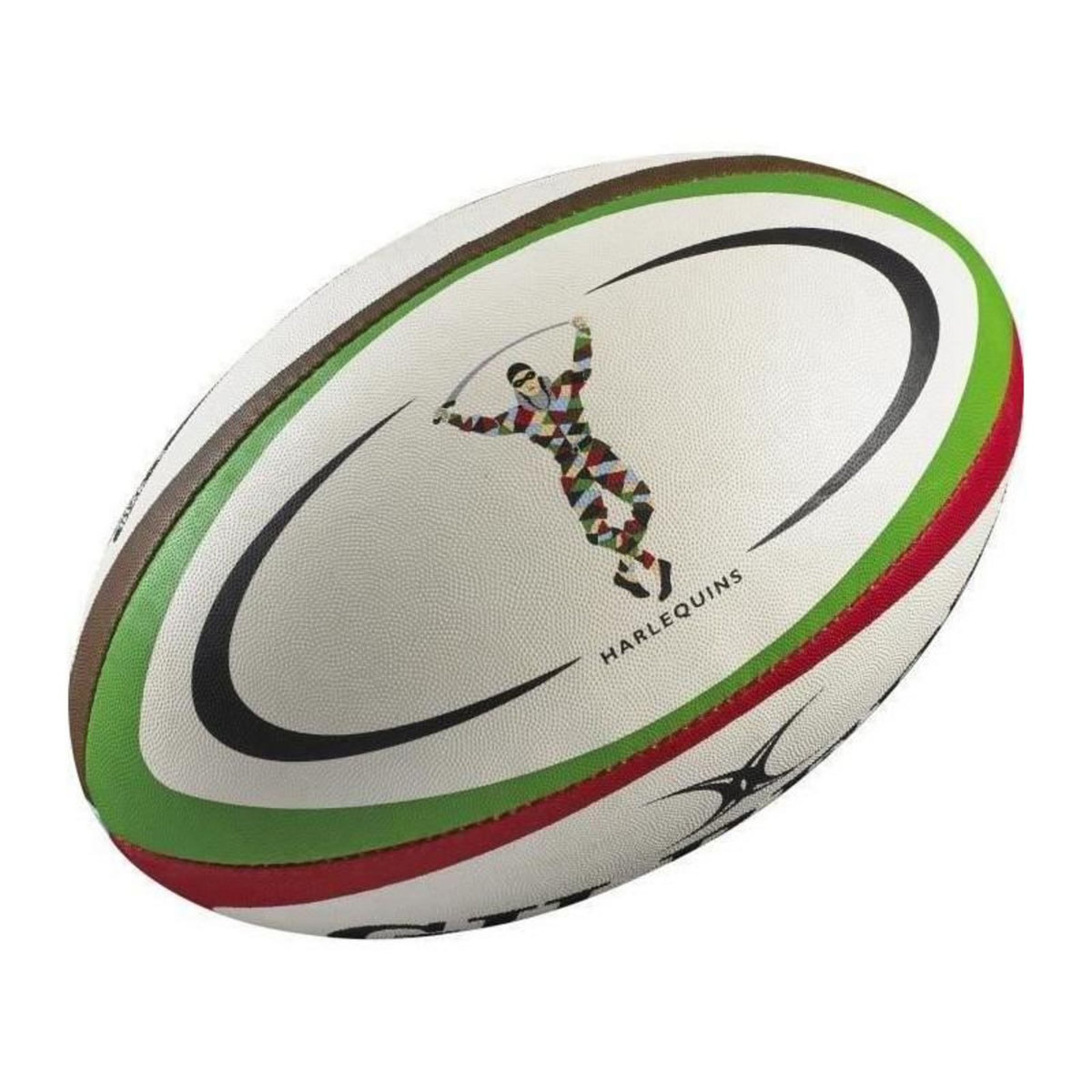 GILBERT GILBERT Ballon de rugby REPLICA - Harlequins - Taille Midi