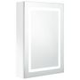 Voir la diapositive 2 : VIDAXL Armoire de salle de bain a miroir LED Blanc brillant 50x13x70cm