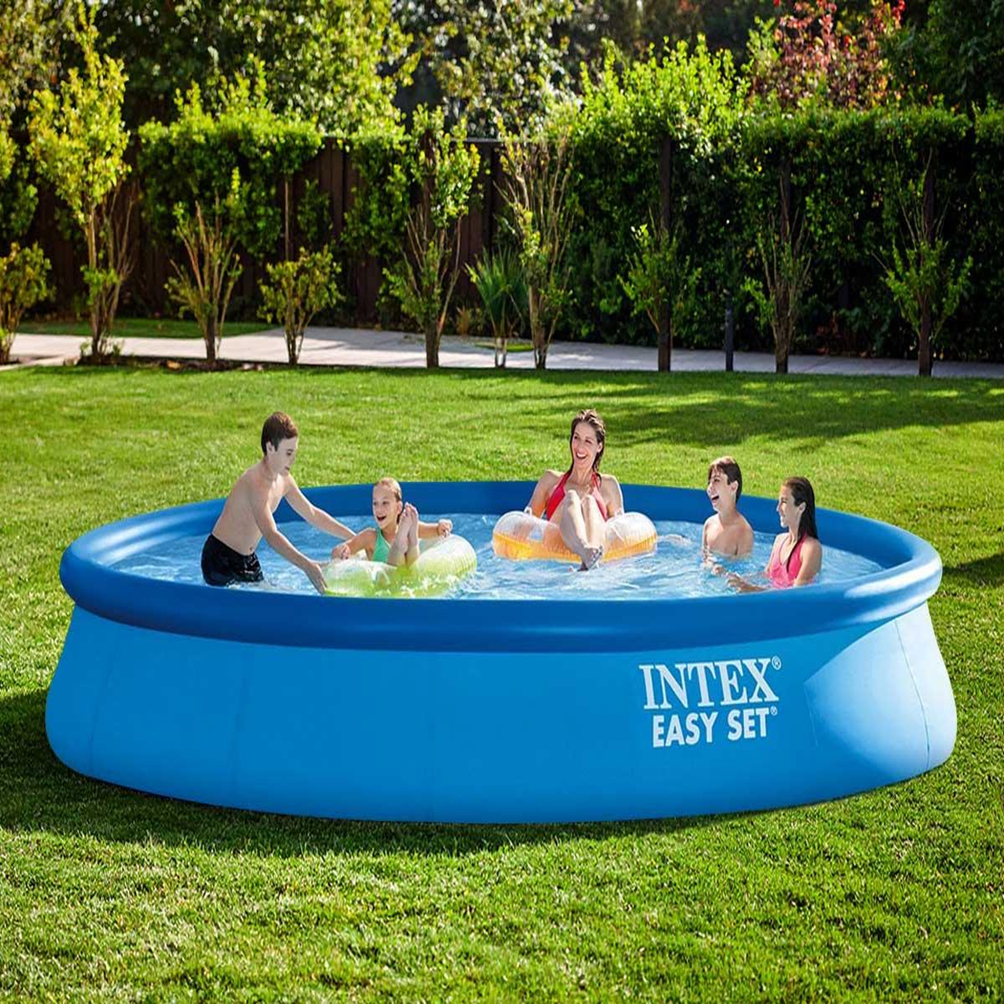 Voir la diapositive 3 : INTEX Piscine autoportée easy set 4,57 x 0,84 m - intex