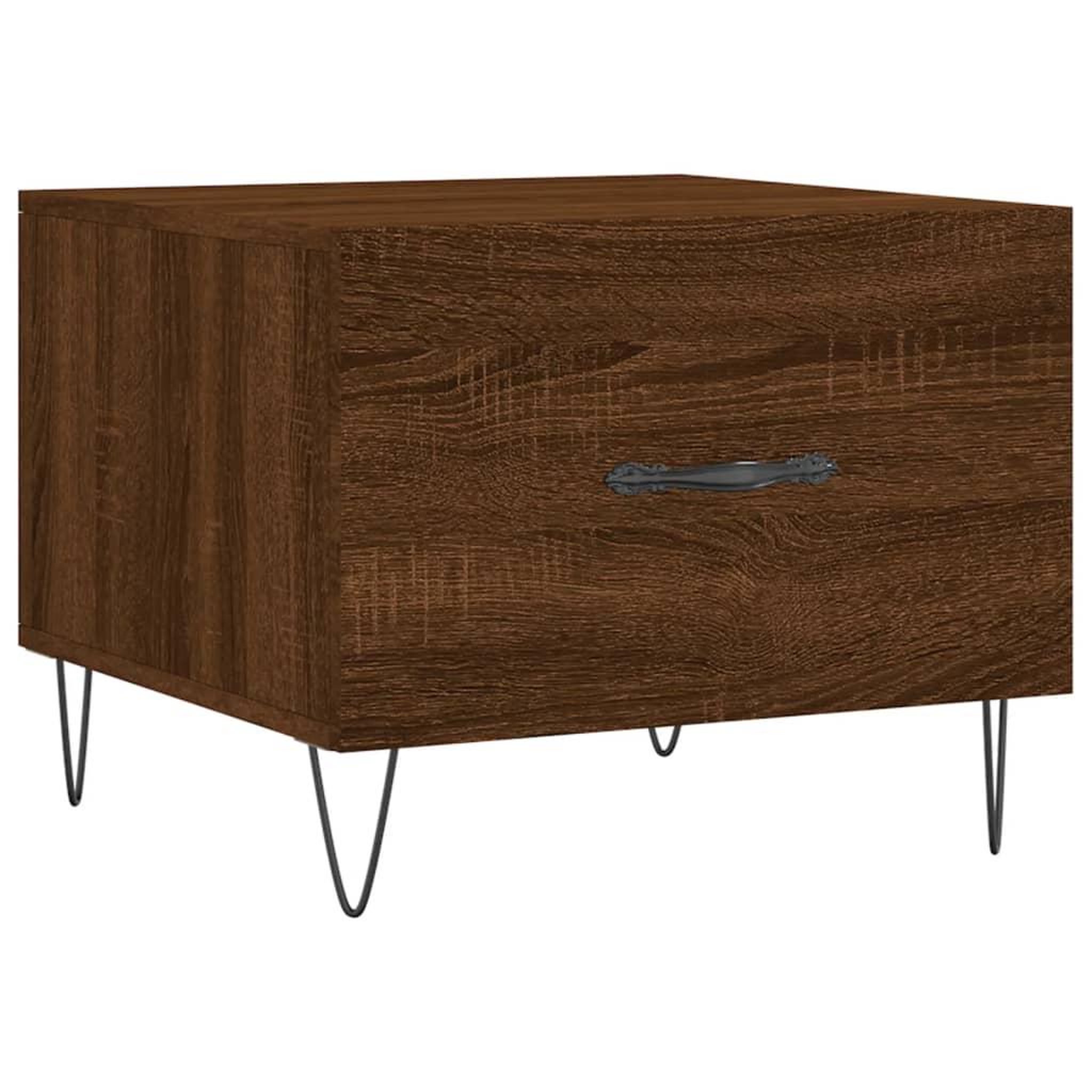 Voir la diapositive 5 : VIDAXL Tables basses 2 pcs chene marron 50x50x40 cm bois d'ingenierie
