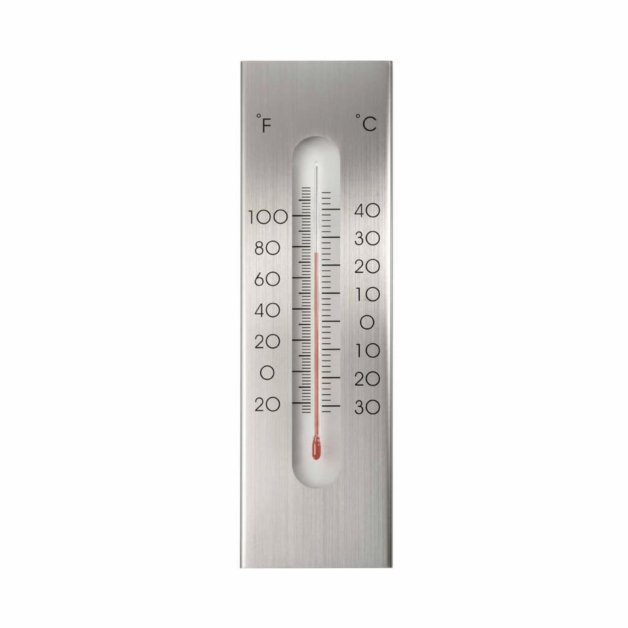 Voir la diapositive 1 : NATURE Nature Thermometre mural d'exterieur Aluminium 7x1x23 cm