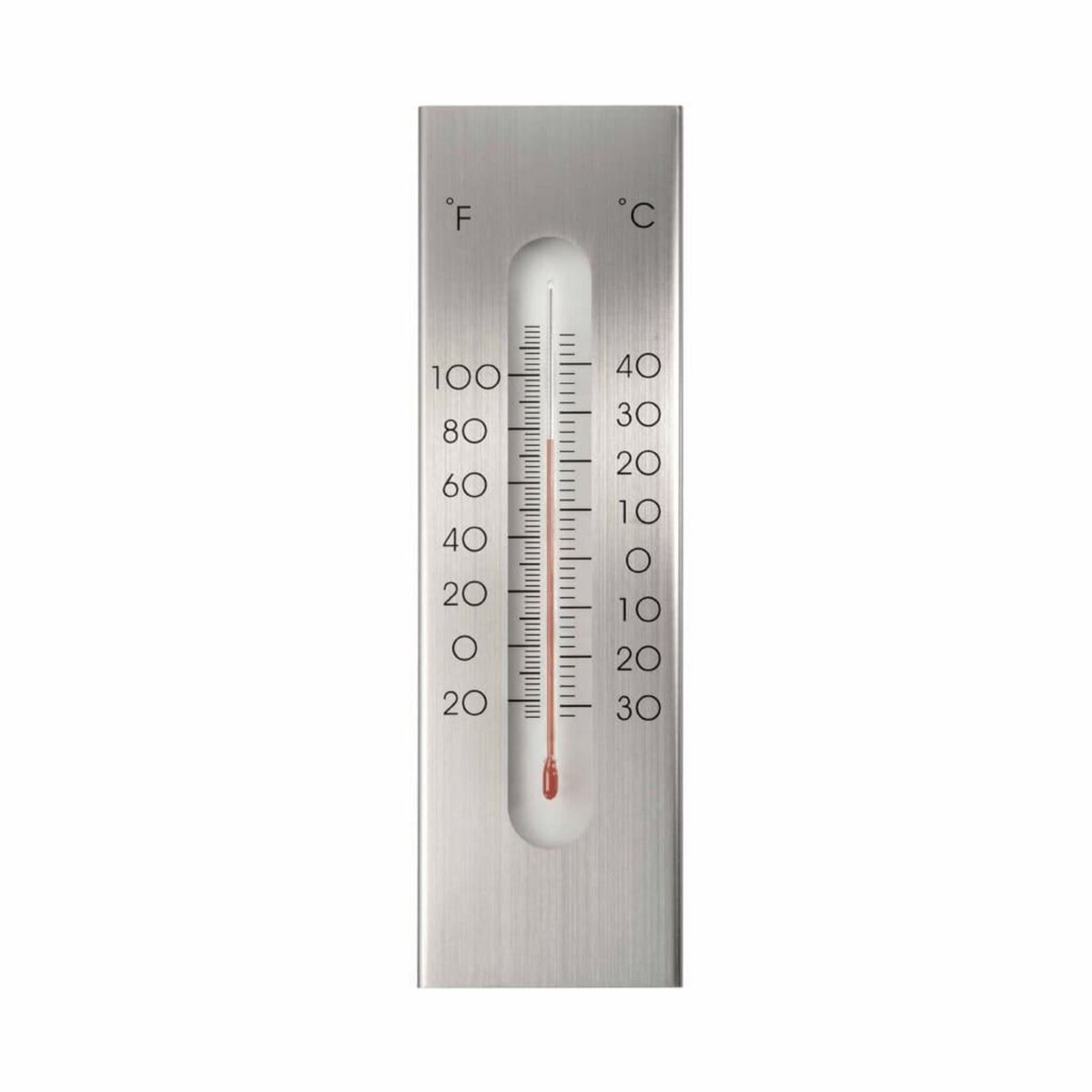 NATURE Nature Thermometre mural d'exterieur Aluminium 7x1x23 cm