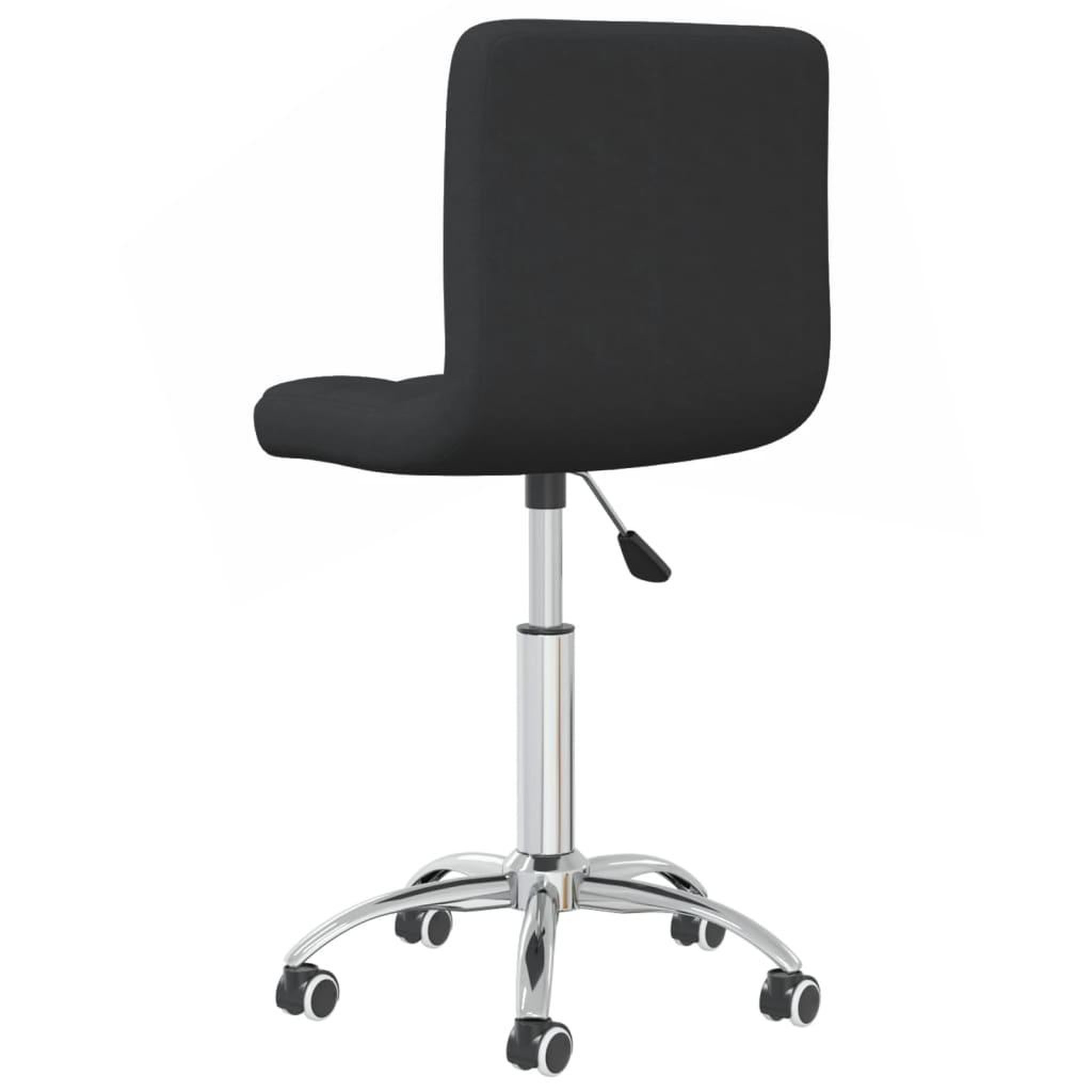 Voir la diapositive 4 : VIDAXL Chaise pivotante de salle a manger Noir Tissu