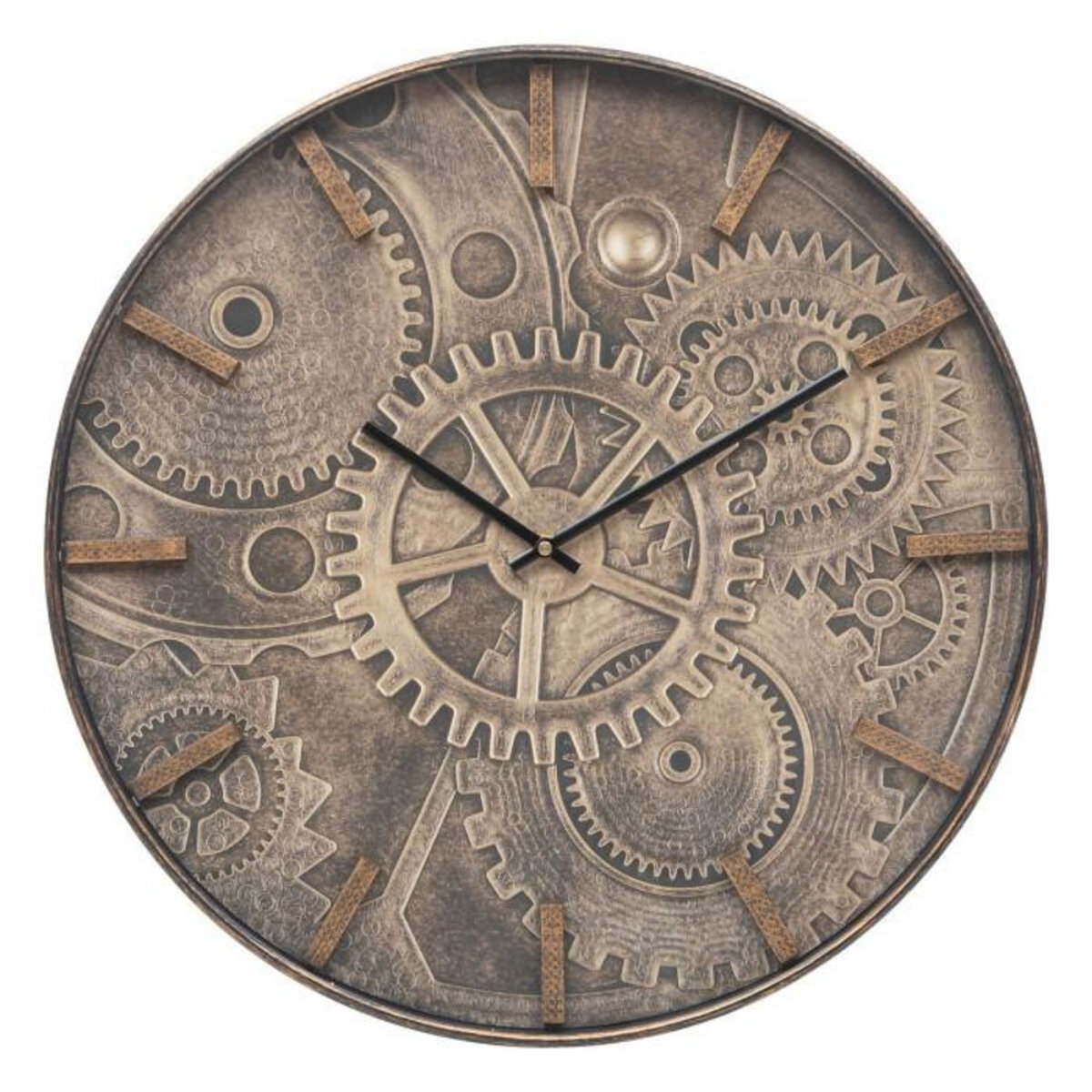 ATMOSPHERA Horloge Déco  Deyan  50cm Marron