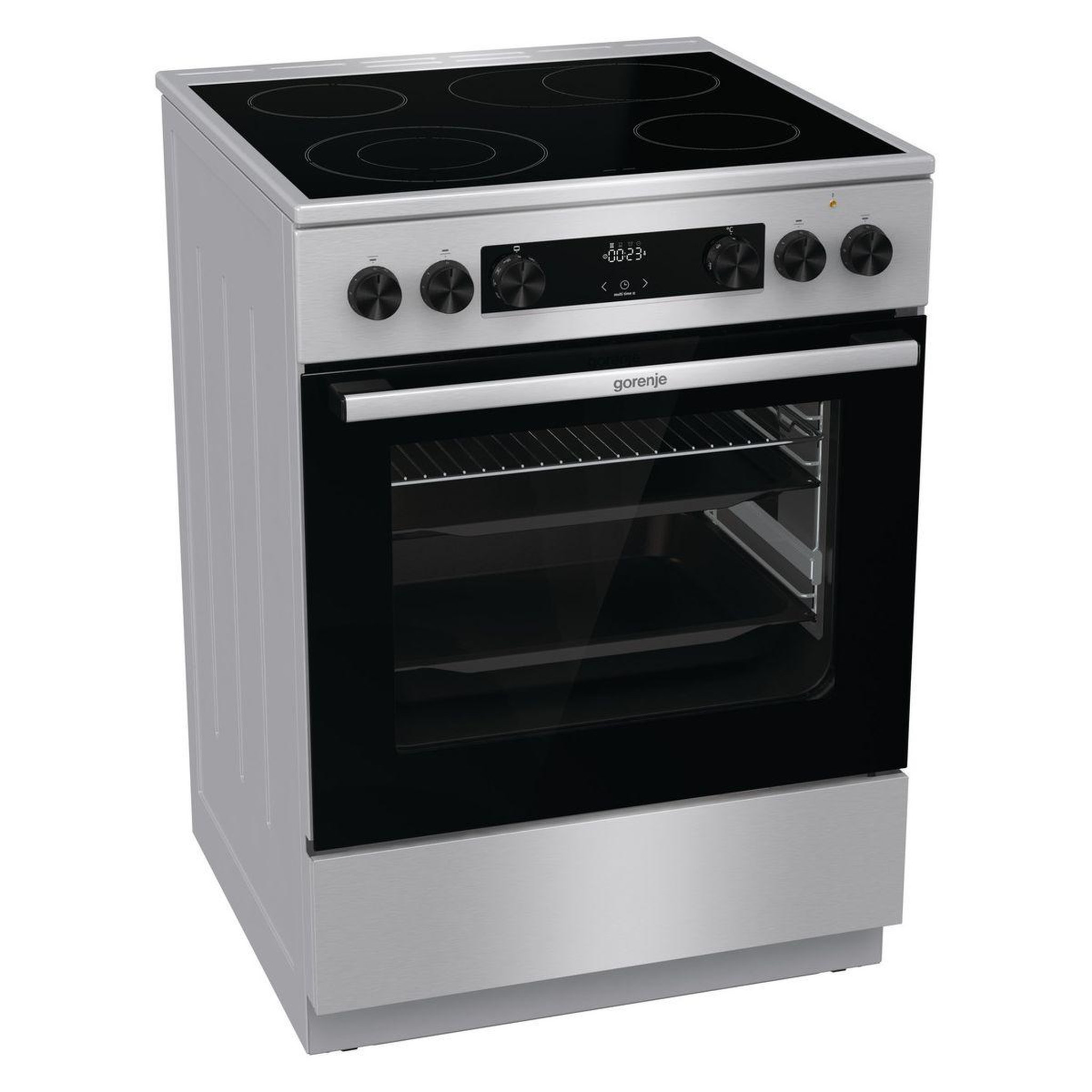 Voir la diapositive 1 : GORENJE Cuisinière vitrocéramique GEC6C60XA