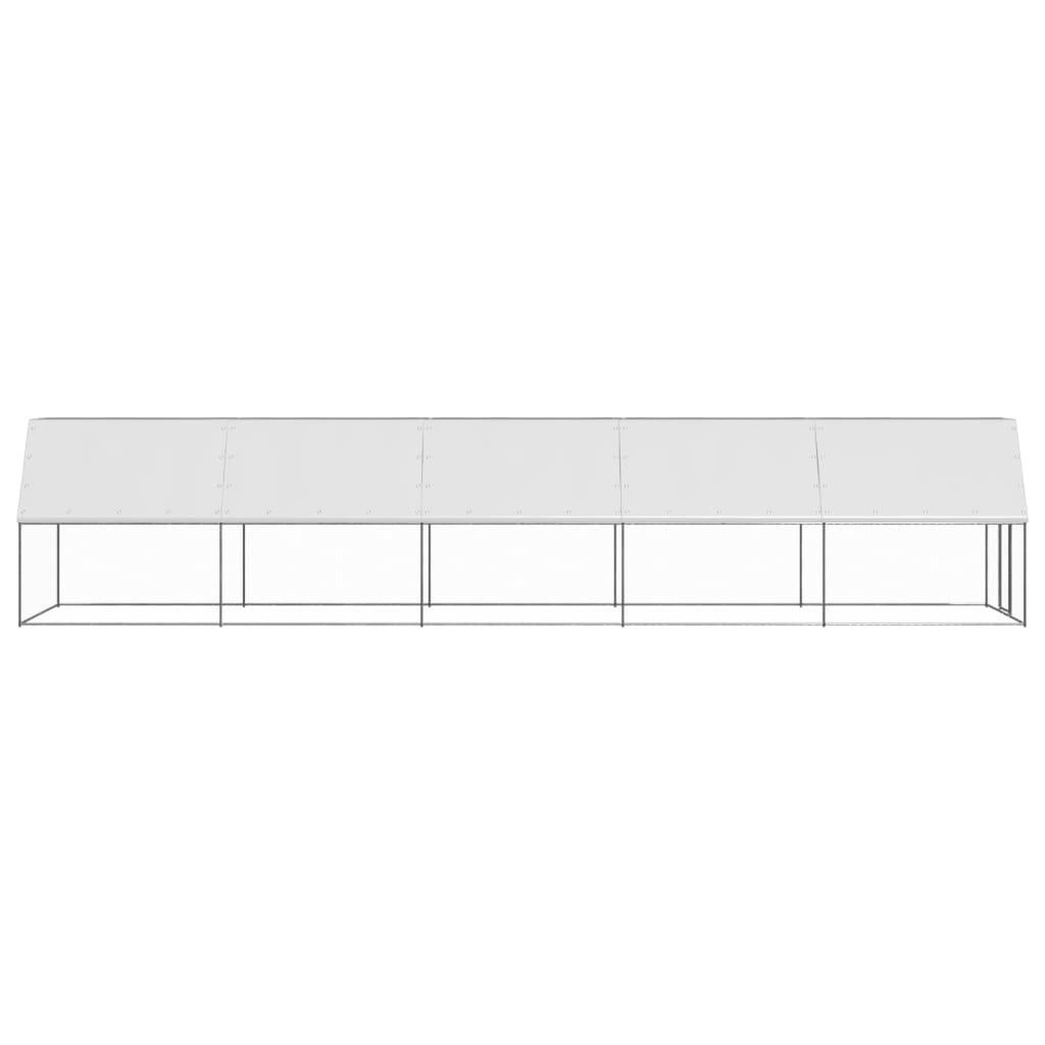 Voir la diapositive 3 : VIDAXL Poulailler d'exterieur 2x10x2 m Acier galvanise
