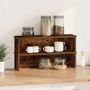 Voir la diapositive 2 : VIDAXL Étagères de cuisine empilables 2 pcs chêne fumé 50x15x16 cm