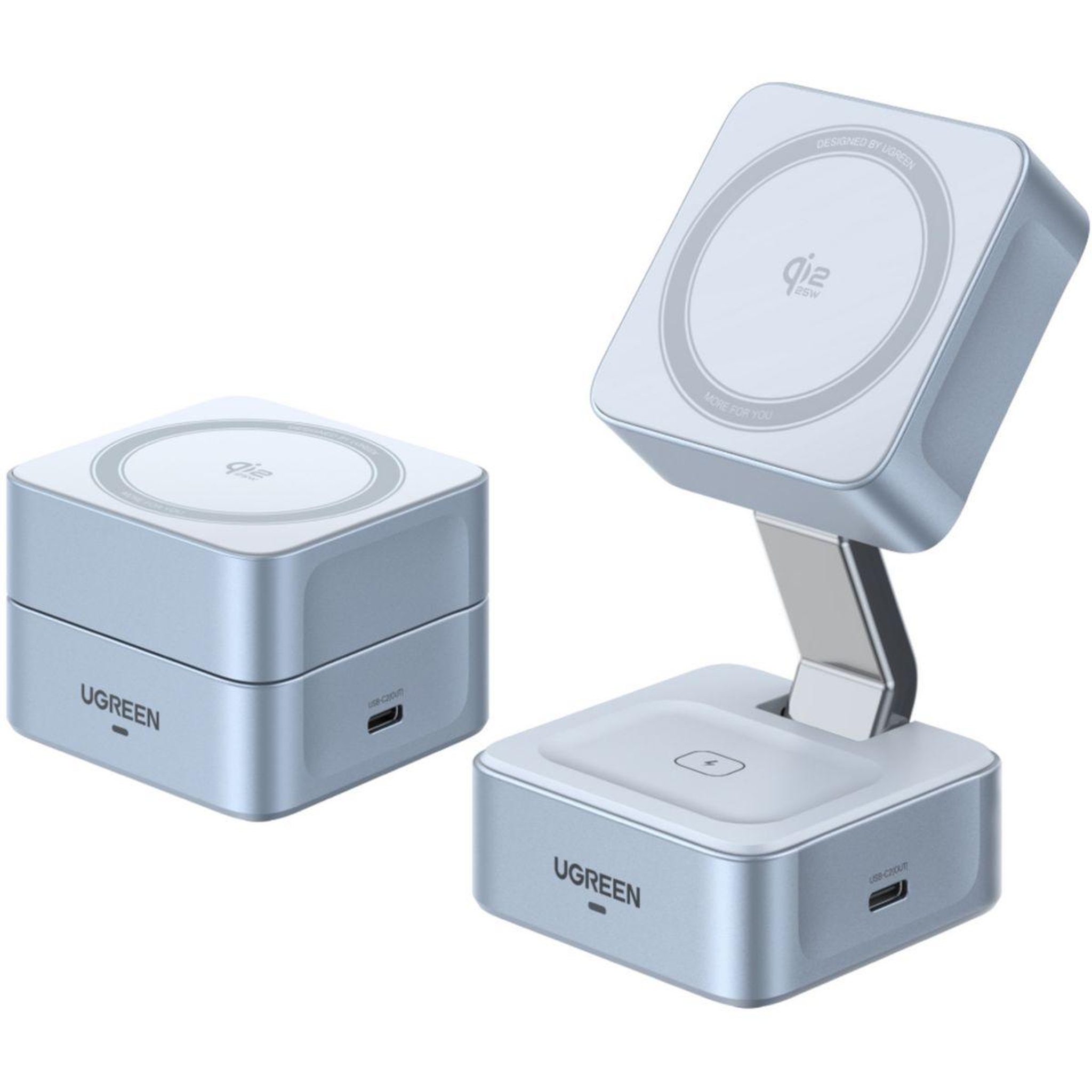 Voir la diapositive 2 : UGREEN Station de charge Magnetique 2 en 1