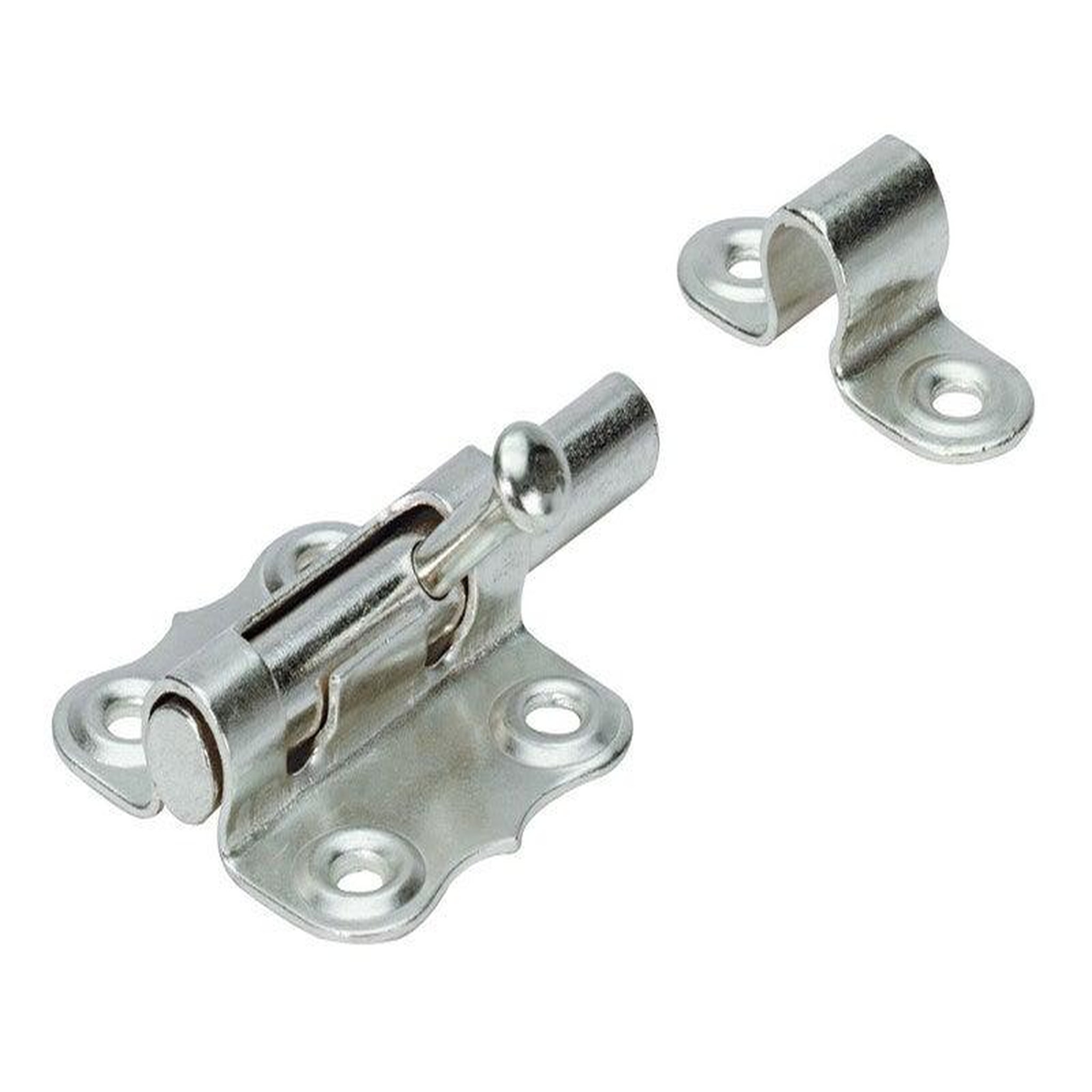 CENTRALE BRICO Verrou À Poussoir Acier Hettich, L.50 X L.45 Mm