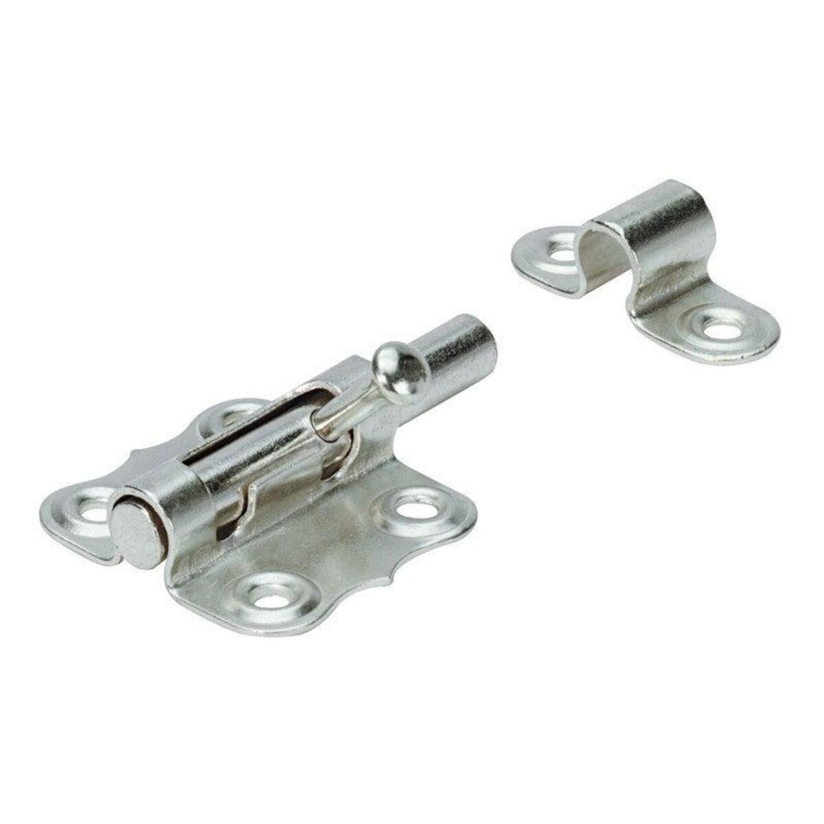 CENTRALE BRICO Verrou À Poussoir Acier Hettich, L.50 X L.45 Mm