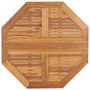 Voir la diapositive 4 : VIDAXL Table a dîner pliable de jardin Ø90x75 cm Bois de teck solide