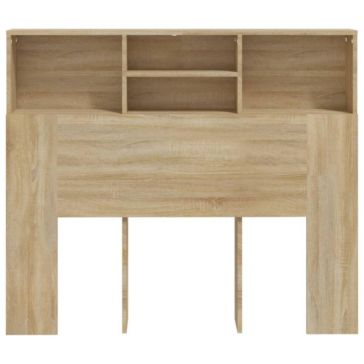 VIDAXL Armoire de tete de lit Chene sonoma 120x19x103,5 cm