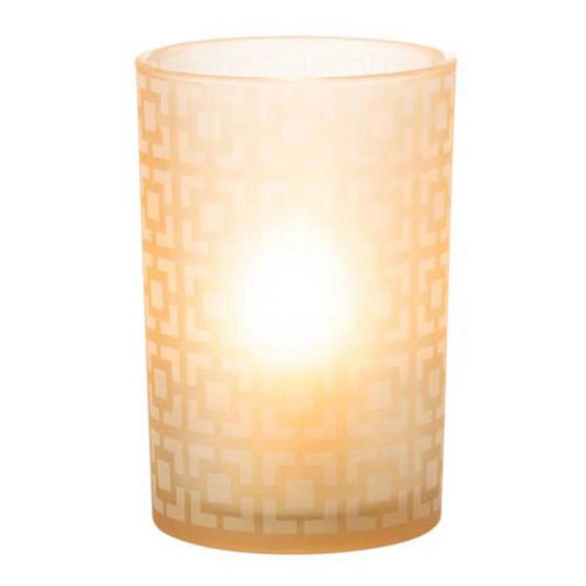 Paris Prix Photophore Design en Verre  Admira  18cm Beige