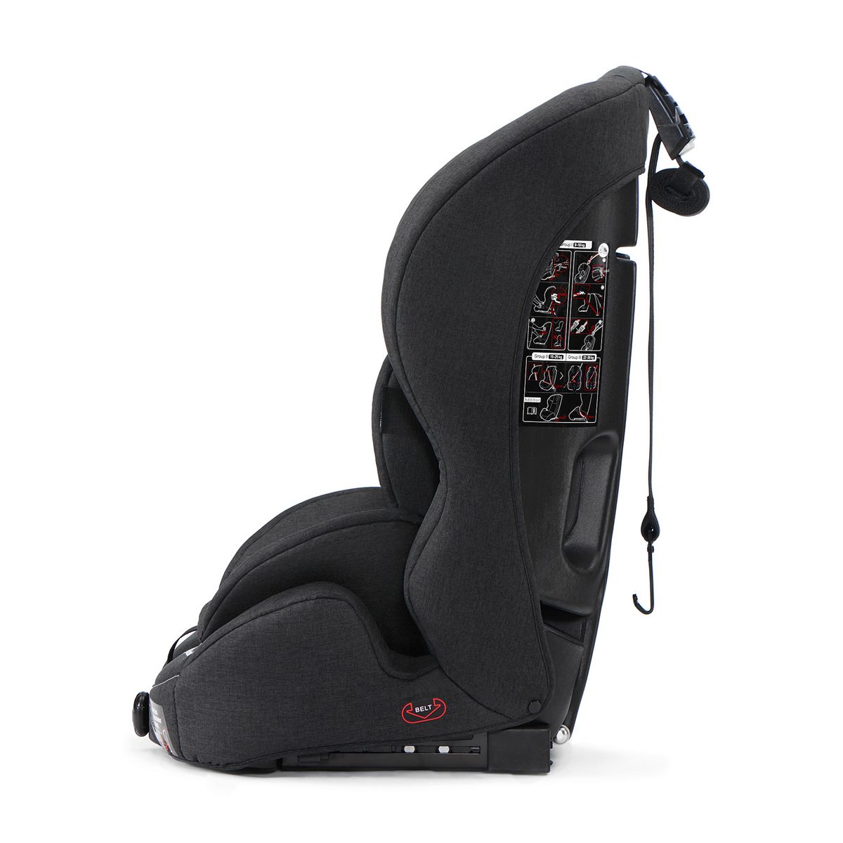 KINDERKRAFT Siège auto groupe 1/2/3 Safety Fix Isofix