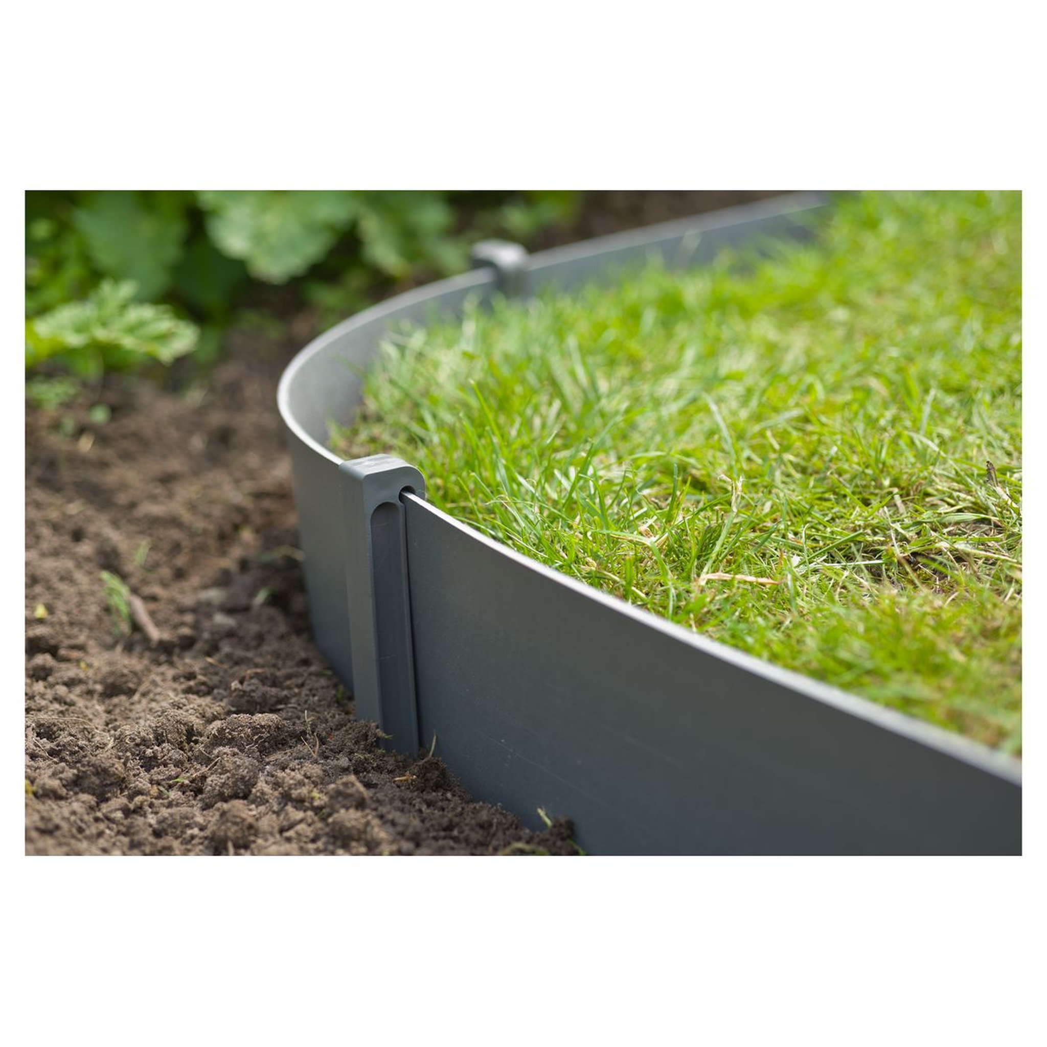 Voir la diapositive 3 : Nature Ancres pour bordure de jardin - Polypropylène - Gris x10