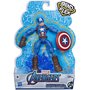 Voir la diapositive 2 : HASBRO  Figurine 15cm Bend et Flex Avengers Captain America