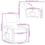 Voir la diapositive 6 : VIDAXL Fauteuil inclinable de massage Noir Similicuir