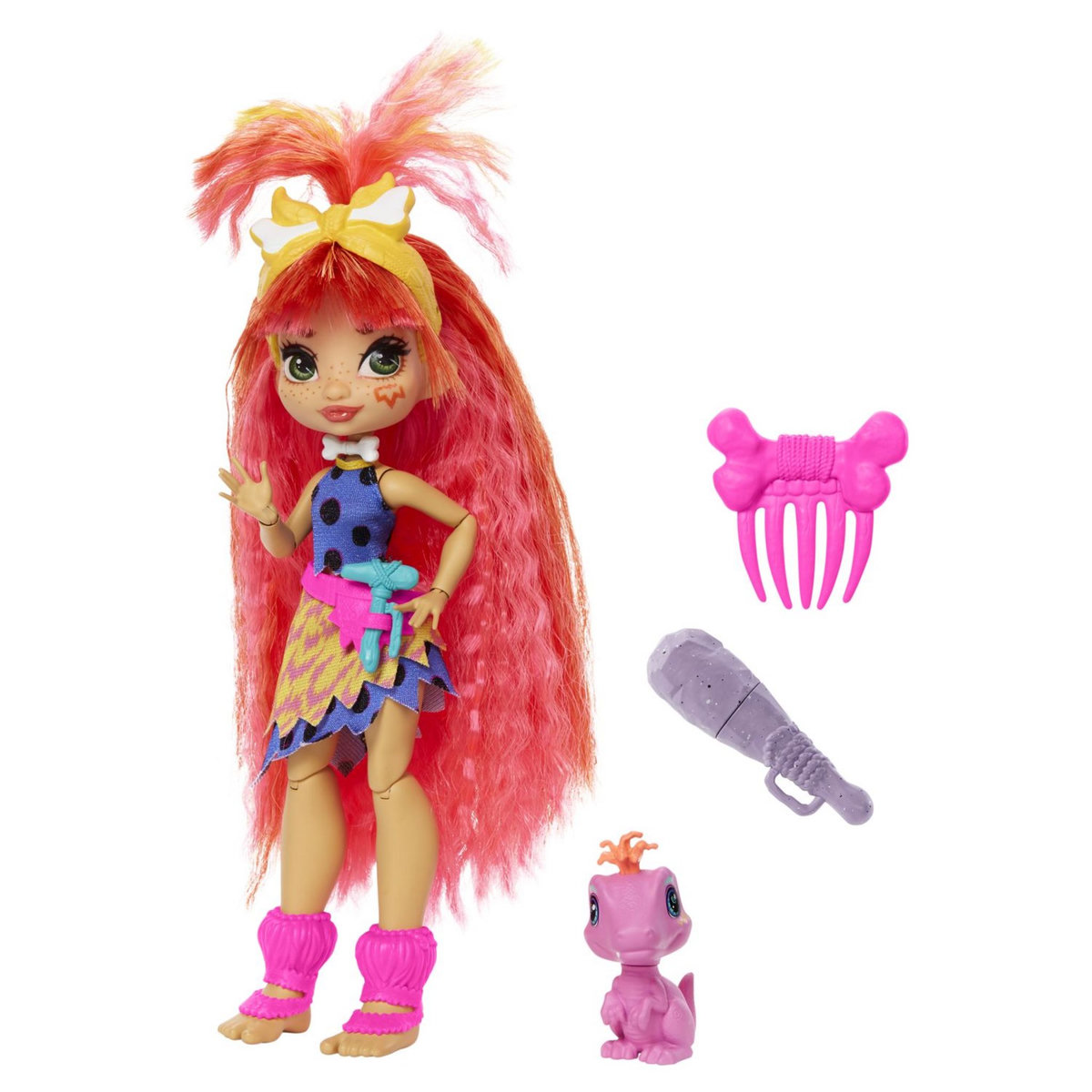 MATTEL Cave Club - Poupée Emberly et accessoires