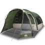 Voir la diapositive 2 : VIDAXL Tente familiale 6 personnes vert imperméable