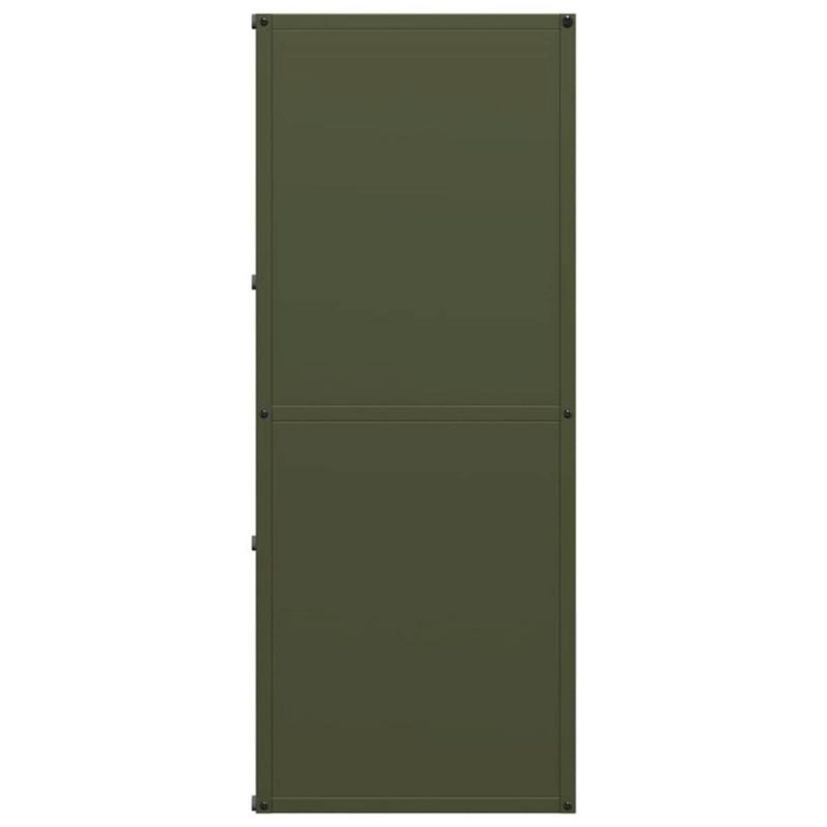 VIDAXL Portant de bois chauffage vert olive 40x30x75 cm