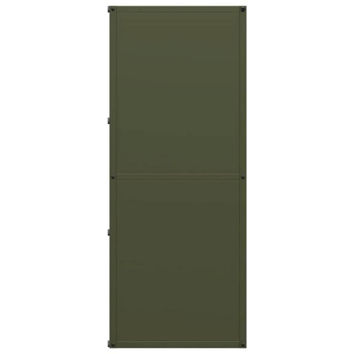 VIDAXL Portant de bois chauffage vert olive 40x30x75 cm